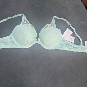 Auden Push-Up Plunge Bra- Mint 36A